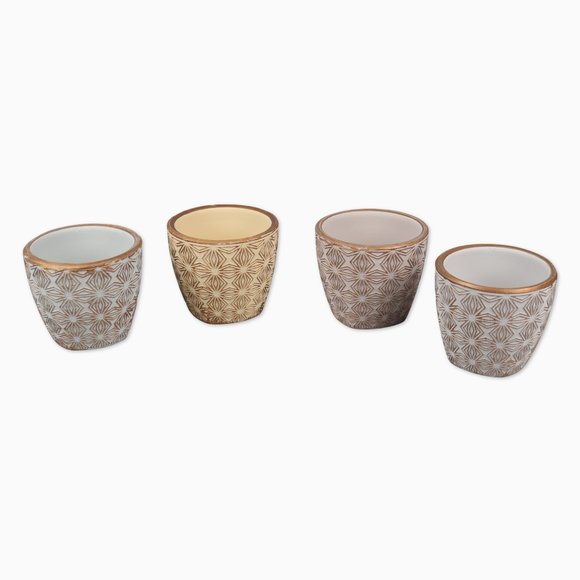 Other - Set of 4 Mini Terracotta Succulent Pots